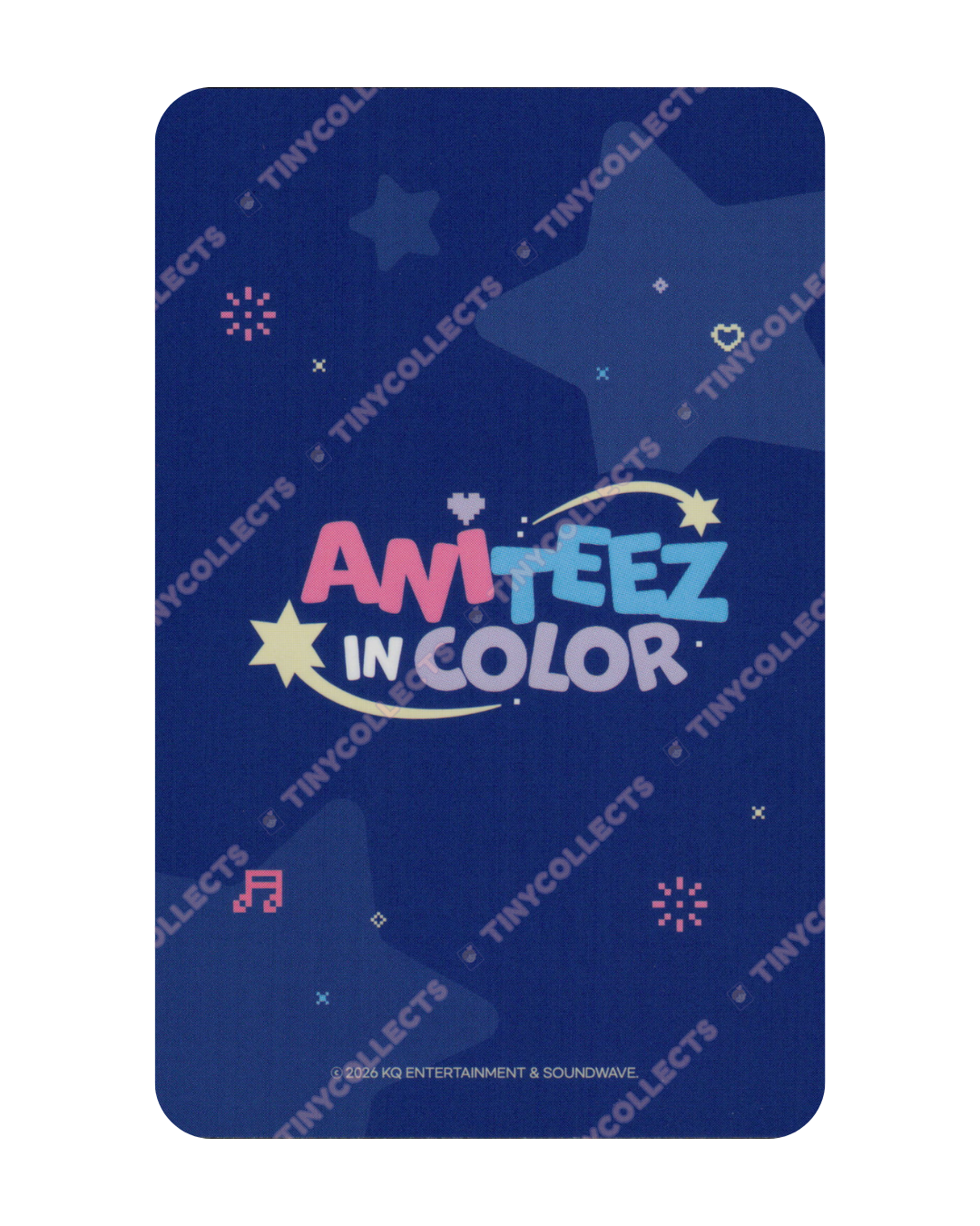 Mingi Trading Card 3 Aniteez in Color ATEEZ