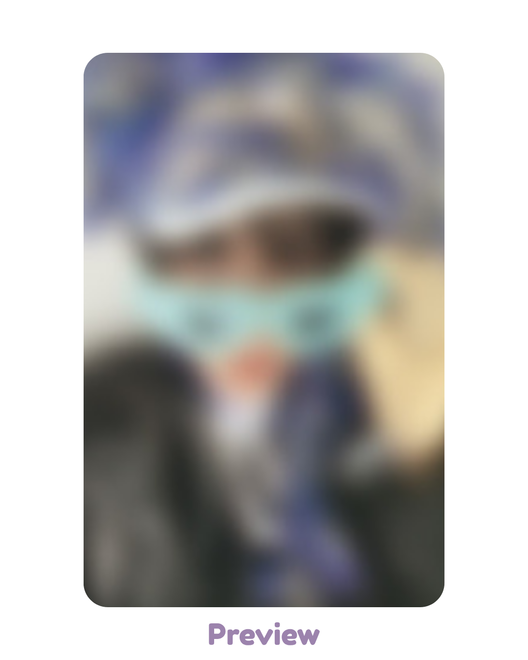 Yunho Musicart 1.1 Blue Sunglasses ver. POB Golden Hour part 5 ATEEZ