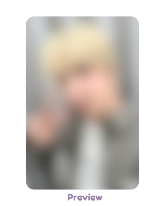 Yunho K-Playground 1.0 Selfie ver. Fansign Benefit Golden Hour part 5 ATEEZ