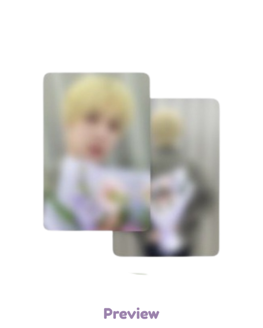 Yunho Toktoq 1.2 Bouquet ver. POB double-sided Golden Hour part 5 ATEEZ