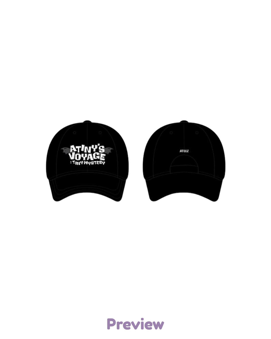 Ball Cap Fromm Fanmeeting Tiny Mystery Merch Golden Hour part 5 ATEEZ