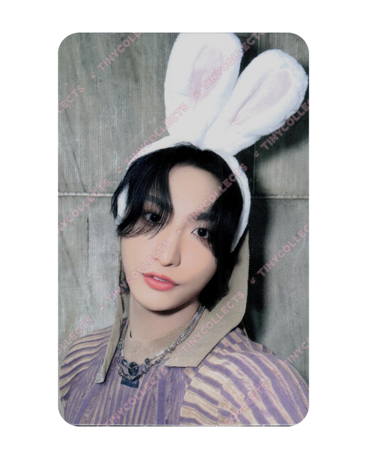 Seonghwa Makestar 3.0 Bunny Ears Headband ver. fansign benefit Golden Hour Part 1 ATEEZ