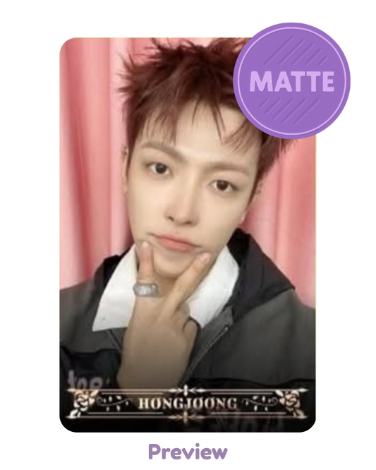 Hongjoong Higher Timepiece 7.0 MV Behind ver. Matte Golden Hour part 5 ATEEZ