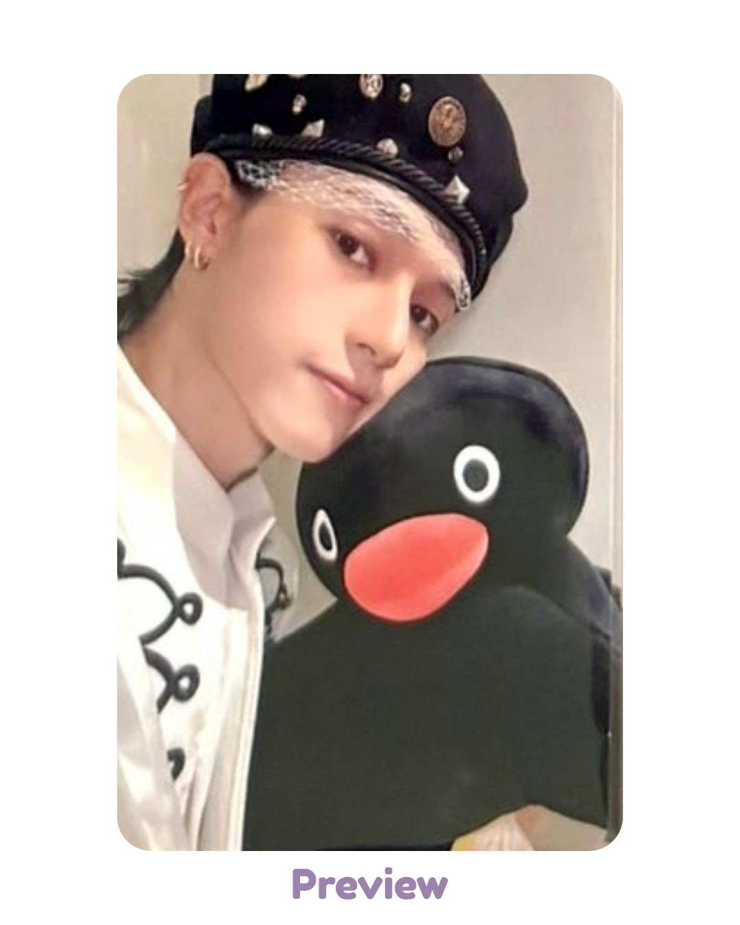 Wooyoung Soundwave Lucky Draw 1.2 Penguin Friend ver. Pop-up Golden Hour part 5 ATEEZ