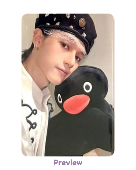 Wooyoung Soundwave Lucky Draw 1.2 Penguin Friend ver. Pop-up Golden Hour part 5 ATEEZ