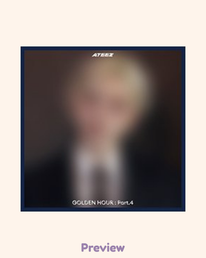 Sealed Digipack choose member Golden Hour part 4 ATEEZ