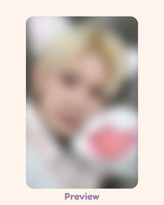 Yeosang Dear My Muse Lucky Draw 1.1 Woolly Meow ver. Golden Hour part 4 ATEEZ