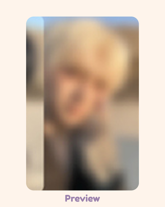 Yeosang Apple Music 3.0 Bandaid ver. fansign benefit Golden Hour part 4 ATEEZ