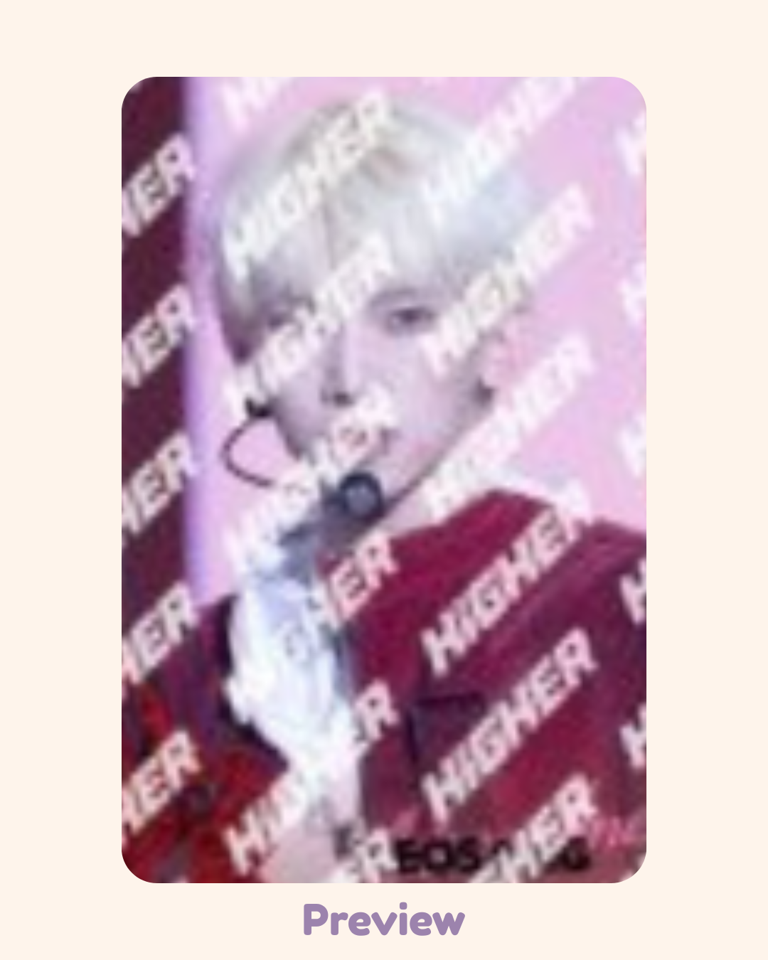 Yeosang Higher Timepiece MBC Show! ver. B Golden Hour part 4 ATEEZ