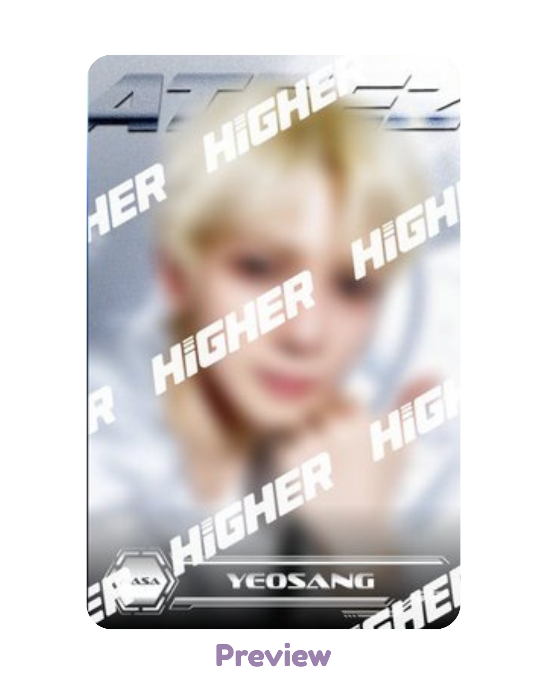 Yeosang Higher Timepiece NASA selfie ver. Golden Hour part 4 ATEEZ