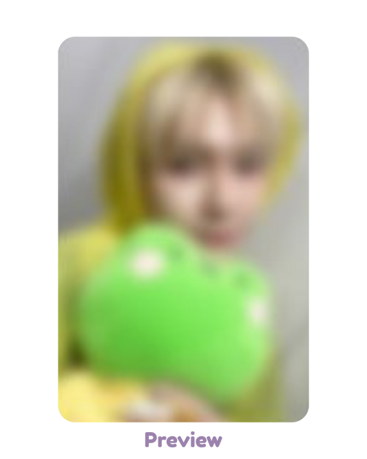 Yeosang Jump Up Lucky Draw 1.0 Jump Up Raincoat ver. Golden Hour part 4 ATEEZ