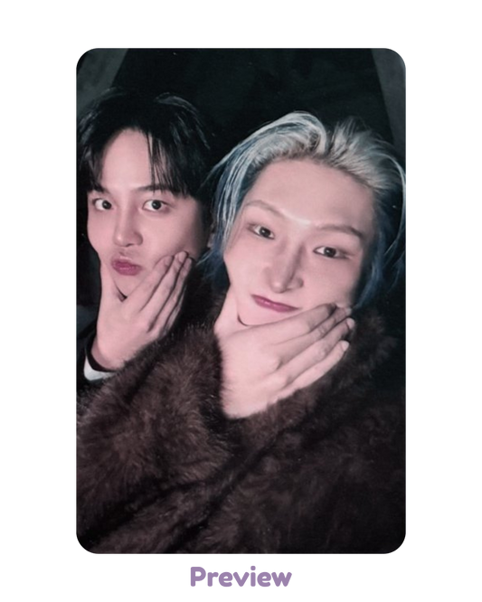 Mingi Jongho Kpop2gether Lucky Draw 1.2 Hearteez unit ver. Golden Hour part 4 ATEEZ