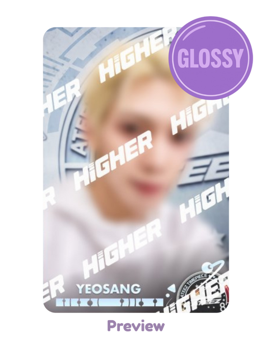 Yeosang Higher Timepiece NASA selfie SPACE ver. Glossy Golden Hour part 4 ATEEZ