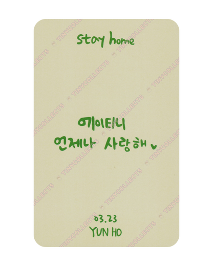 Yunho Stay Home 2021 HBD Merch incl. ver. A ATEEZ