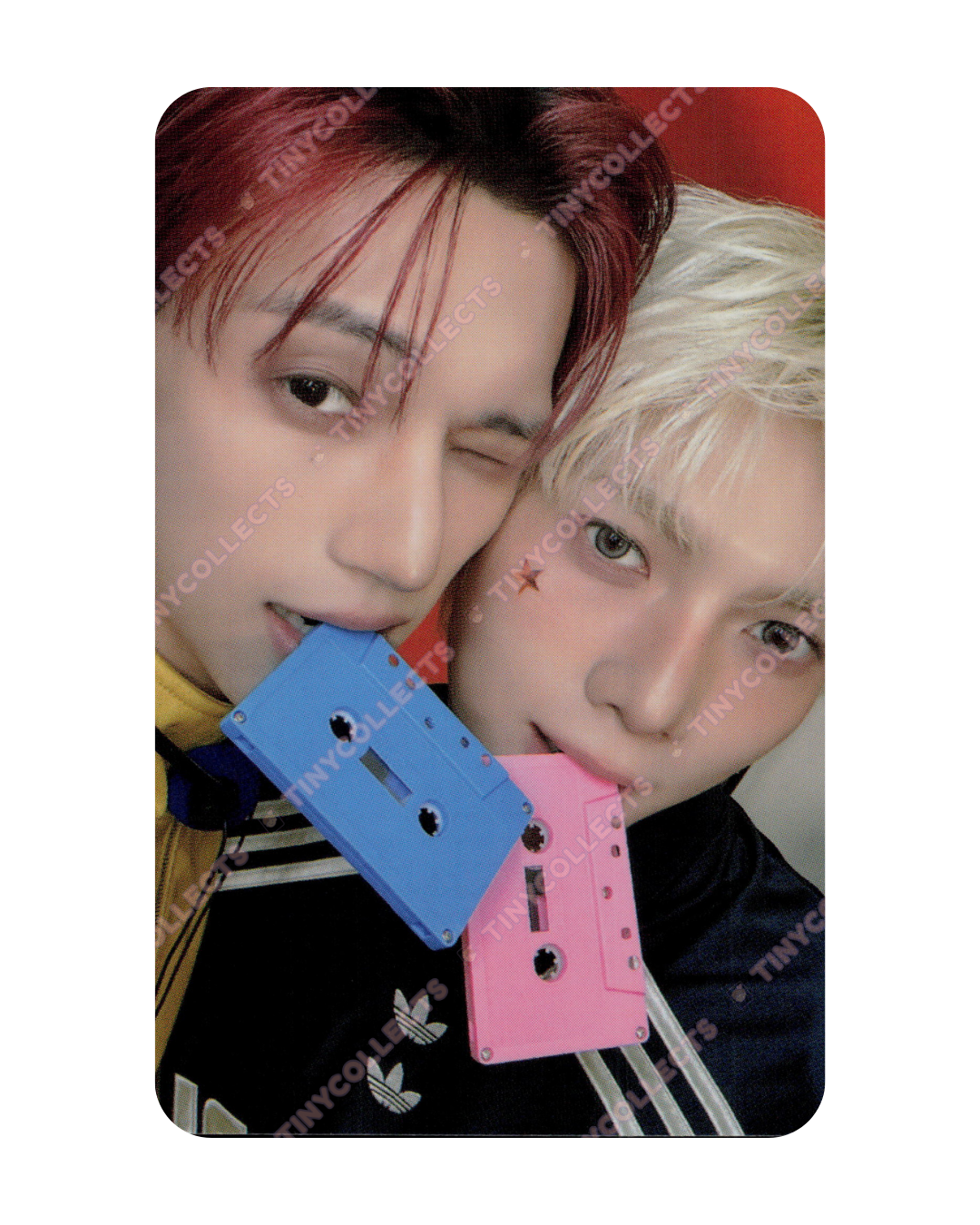 Yeosang Wooyoung unit Trading Card 6 Aniteez in Color ATEEZ