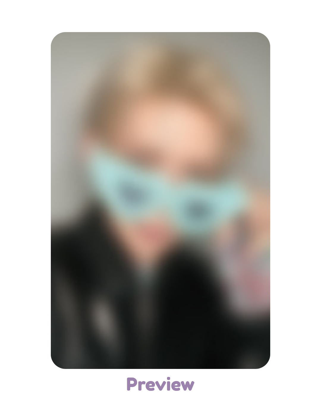 Yeosang Musicart 1.1 Blue Sunglasses ver. POB Golden Hour part 5 ATEEZ