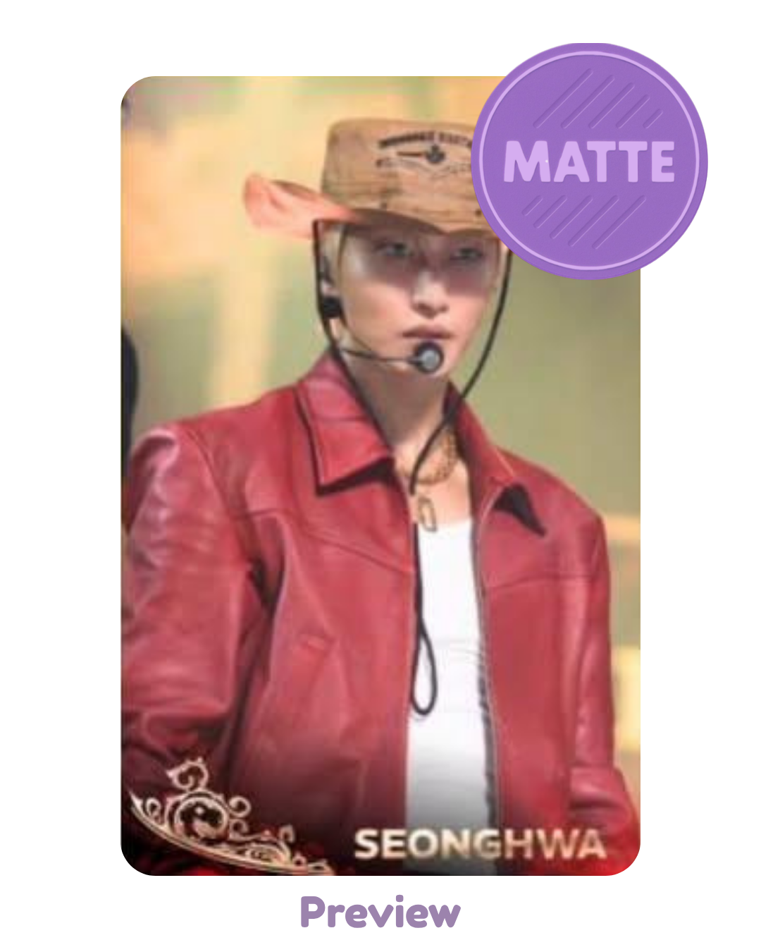 Seonghwa Higher Timepiece 6.0 SBS Inkigayo Ep.1316 ver. Matte Golden Hour part 5 ATEEZ