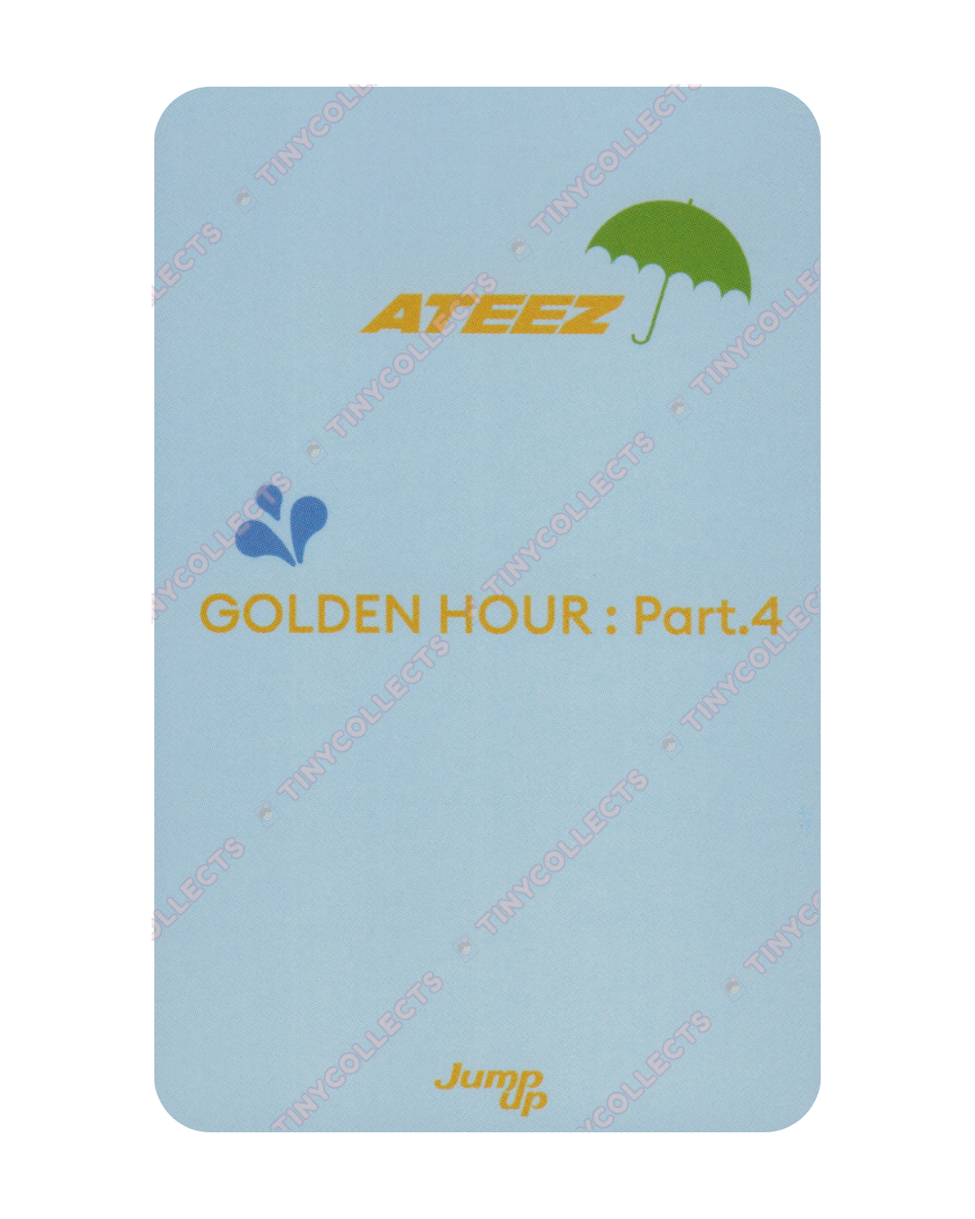 Mingi Jump Up Lucky Draw 1.0 Jump Up Raincoat ver. Golden Hour part 4 ATEEZ