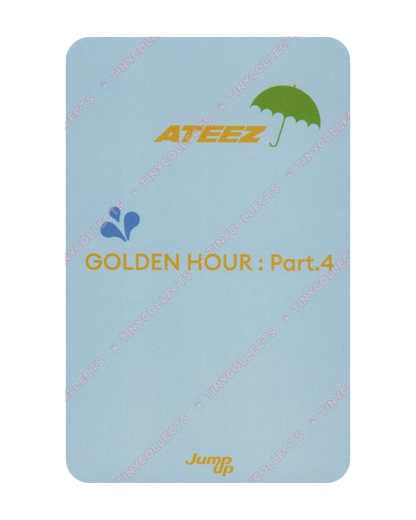 San Jump Up Lucky Draw 1.0 Jump Up Raincoat ver. Golden Hour part 4 ATEEZ
