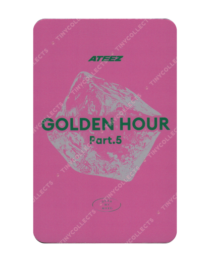 Jongho Dear My Muse 1.1 Horn Rim Glasses ver. POB Golden Hour part 5 ATEEZ