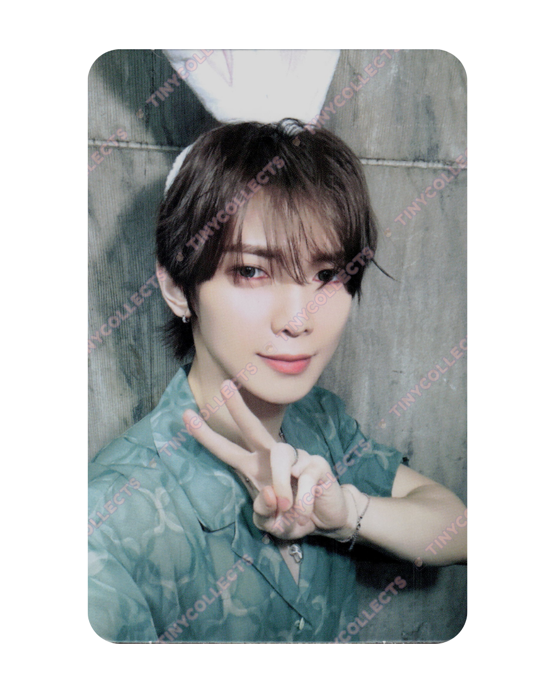 Yeosang Makestar 3.0 Bunny Ears Headband ver. fansign benefit Golden Hour Part 1 ATEEZ
