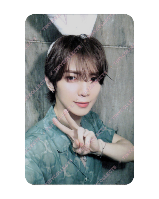 Yeosang Makestar 3.0 Bunny Ears Headband ver. fansign benefit Golden Hour Part 1 ATEEZ