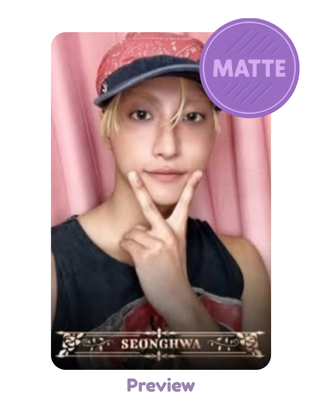 Seonghwa Higher Timepiece 7.0 MV Behind ver. Matte Golden Hour part 5 ATEEZ