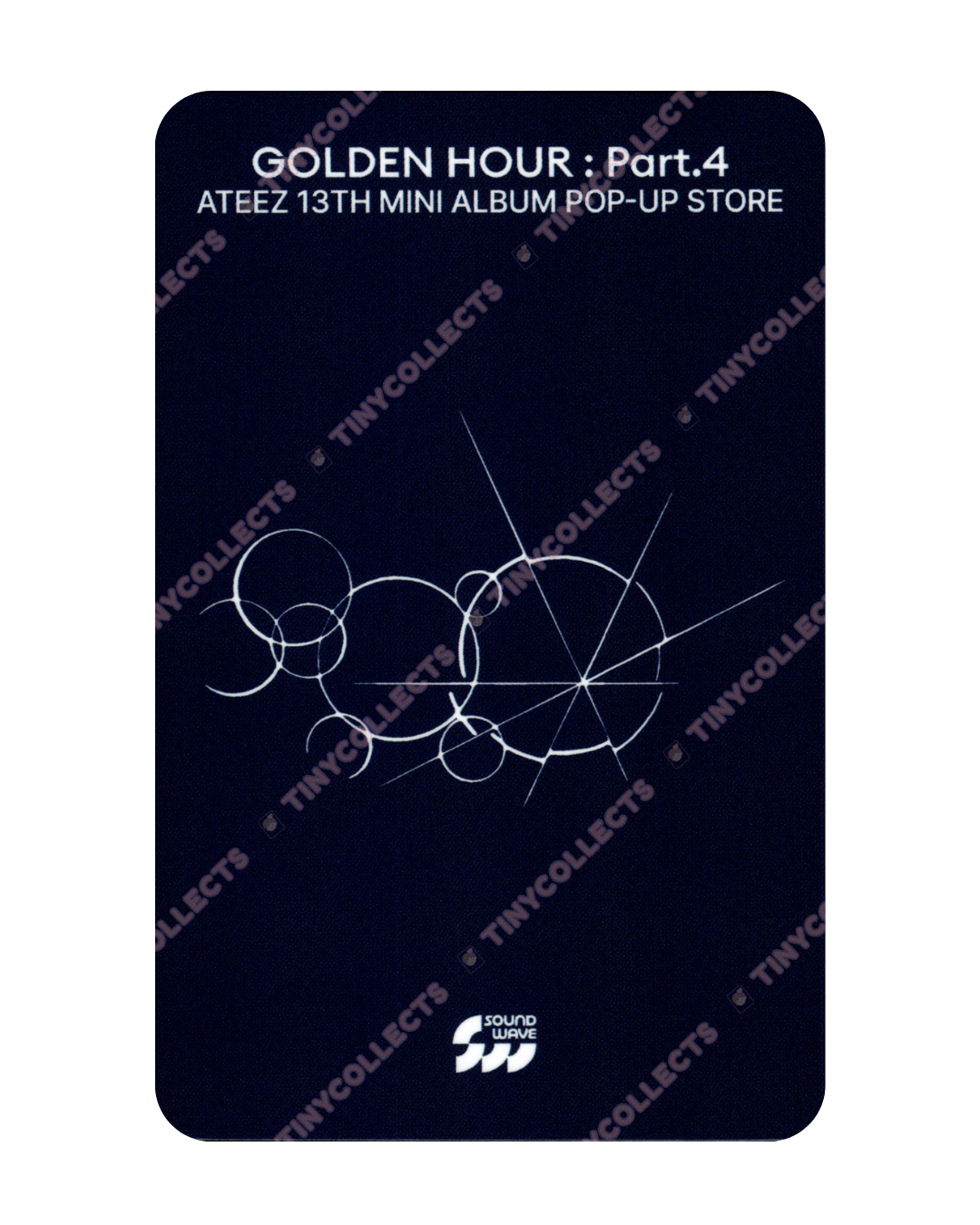 Yunho Soundwave Lucky Draw Fluttering ver. Pop-up Golden Hour part 4 ATEEZ