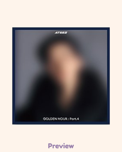 Sealed Digipack choose member Golden Hour part 4 ATEEZ