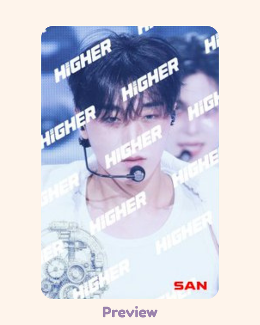 San Higher Timepiece NASA Stage ver. Golden Hour part 4 ATEEZ