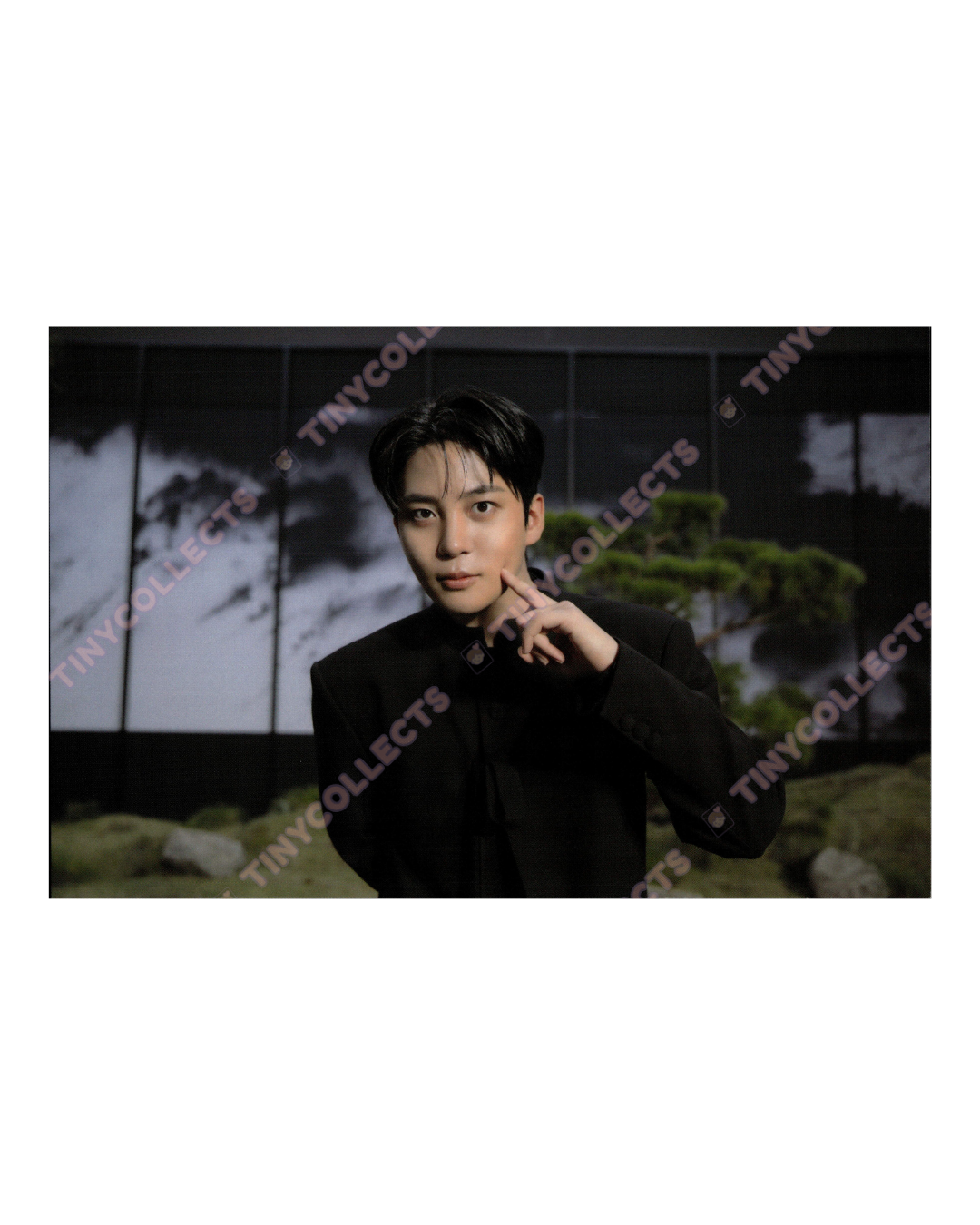 Jongho Cafe event set benefit postcard Soundwave Golden Hour part 4 ATEEZ