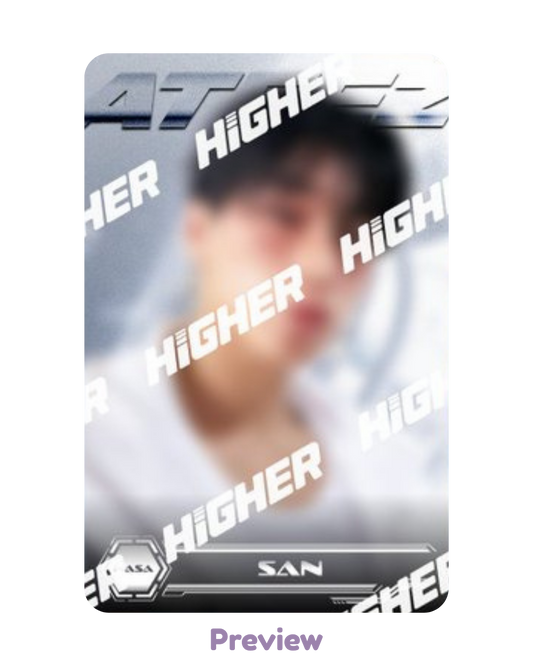 San Higher Timepiece NASA selfie ver. Golden Hour part 4 ATEEZ