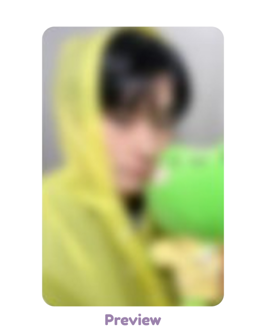 San Jump Up Lucky Draw 1.0 Jump Up Raincoat ver. Golden Hour part 4 ATEEZ