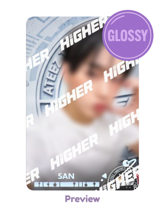 San Higher Timepiece NASA selfie SPACE ver. Glossy Golden Hour part 4 ATEEZ