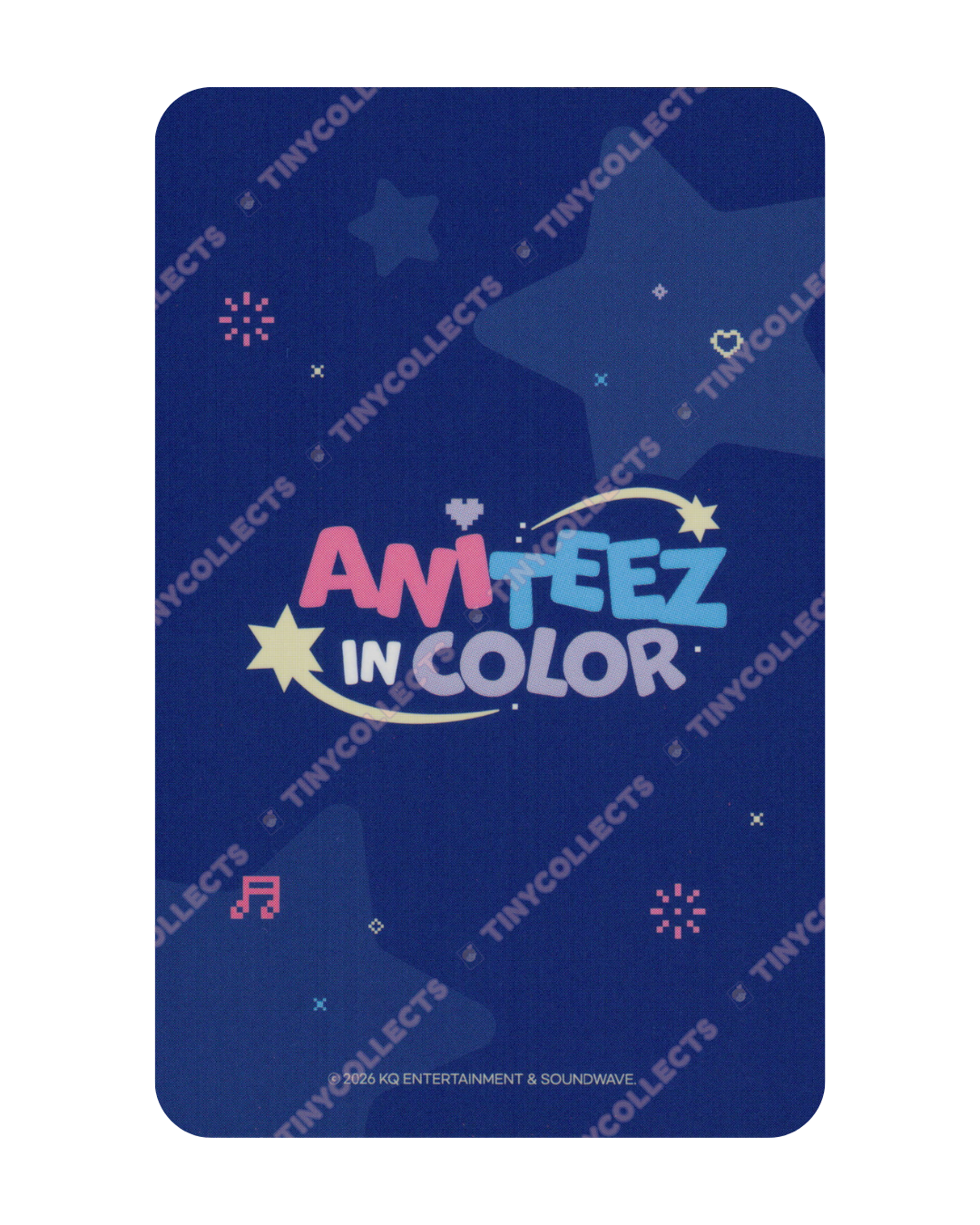 Jongho Trading Card 4 Aniteez in Color ATEEZ