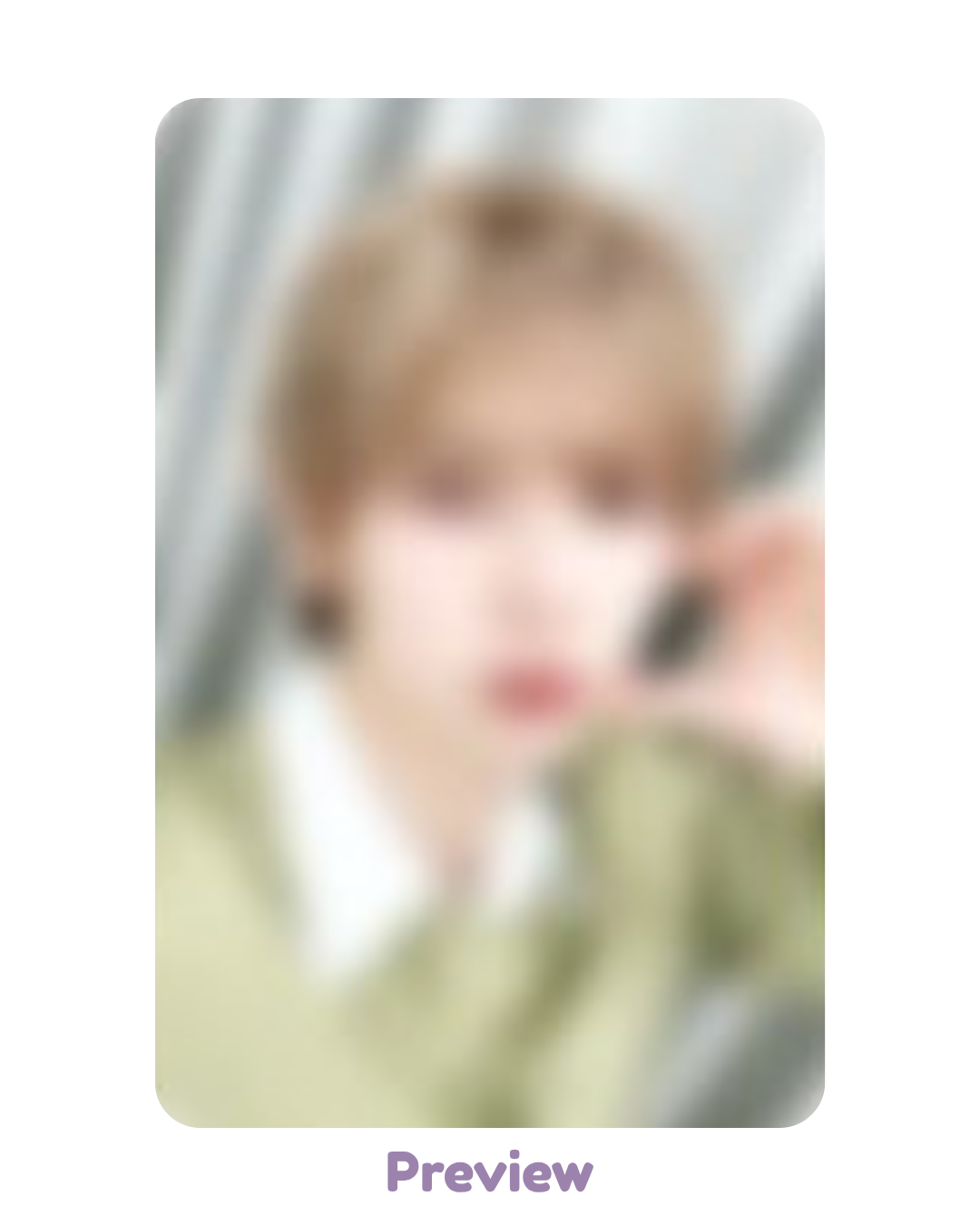 Yeosang Whosfan 1.0 Cheek Heart ver. POB Golden Hour part 5 ATEEZ