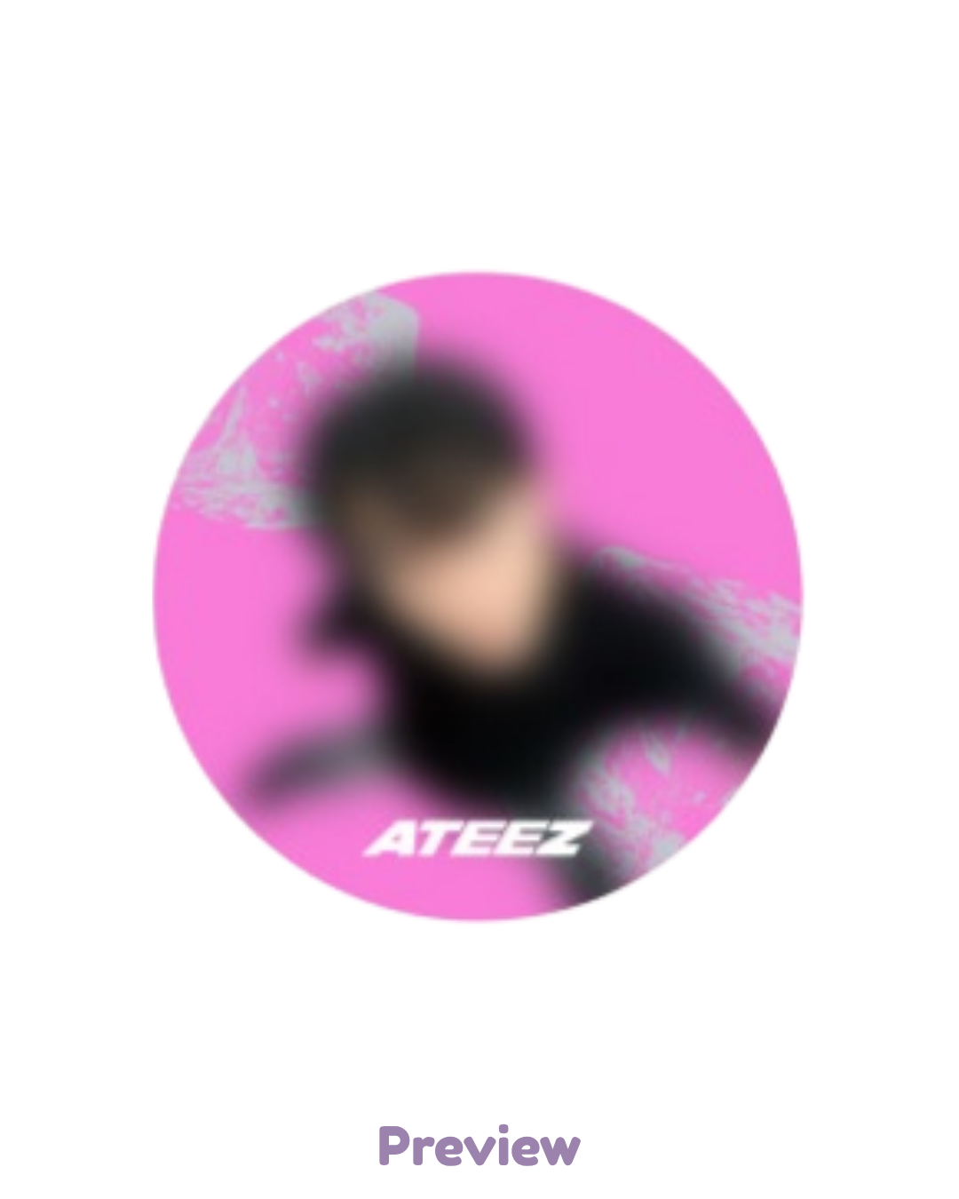 San Apple Music/Offik Cafe Event 1.2 Coaster ver. Golden Hour part 5 ATEEZ