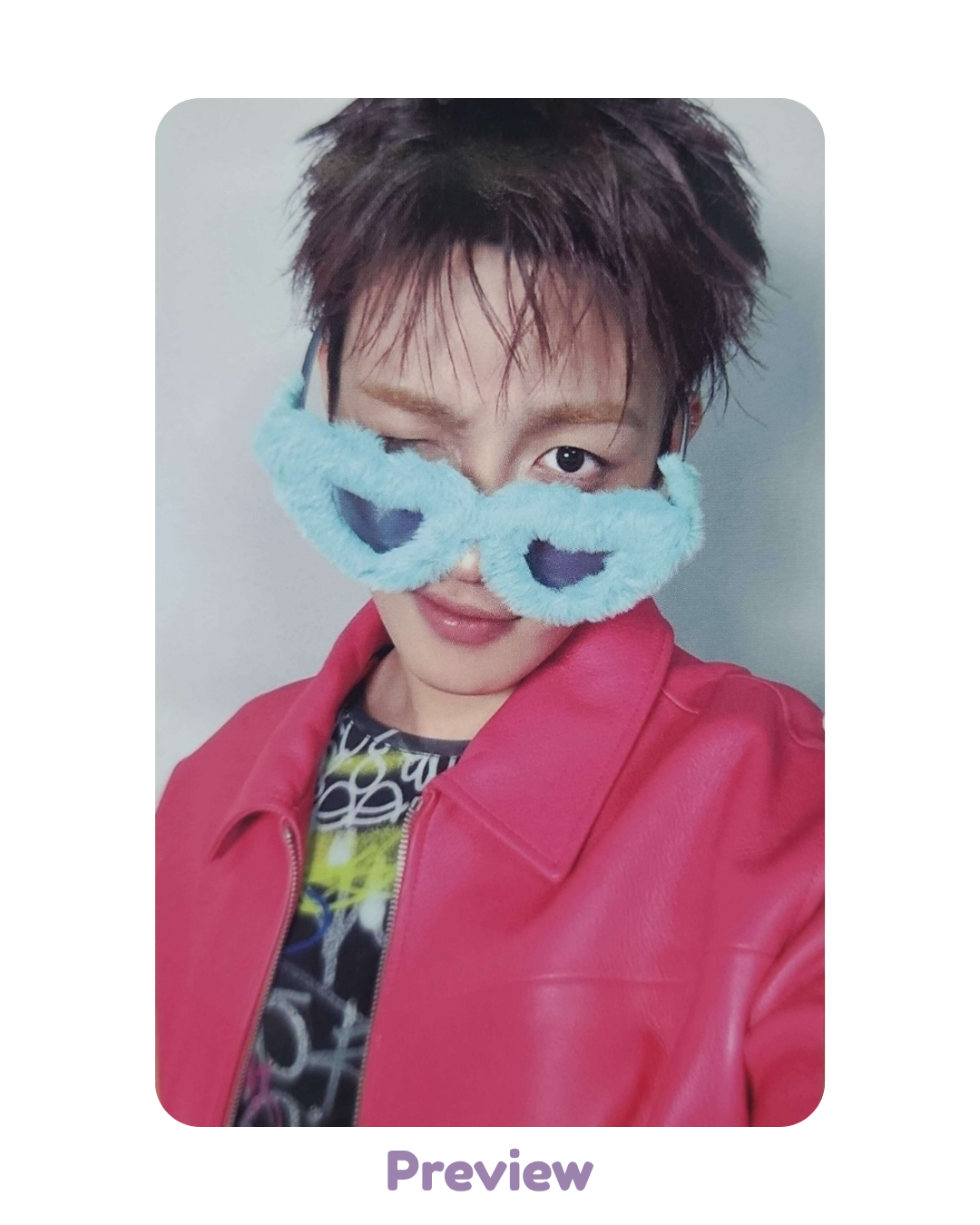 Hongjoong Musicart 1.1 Blue Sunglasses ver. POB Golden Hour part 5 ATEEZ