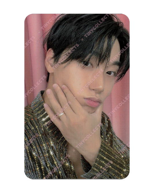 San JJMuze 1.0 Cheek Squish ver. Fansign Benefit Golden Hour part 5 ATEEZ