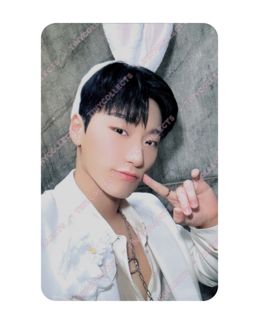 San Makestar 3.0 Bunny Ears Headband ver. fansign benefit Golden Hour Part 1 ATEEZ
