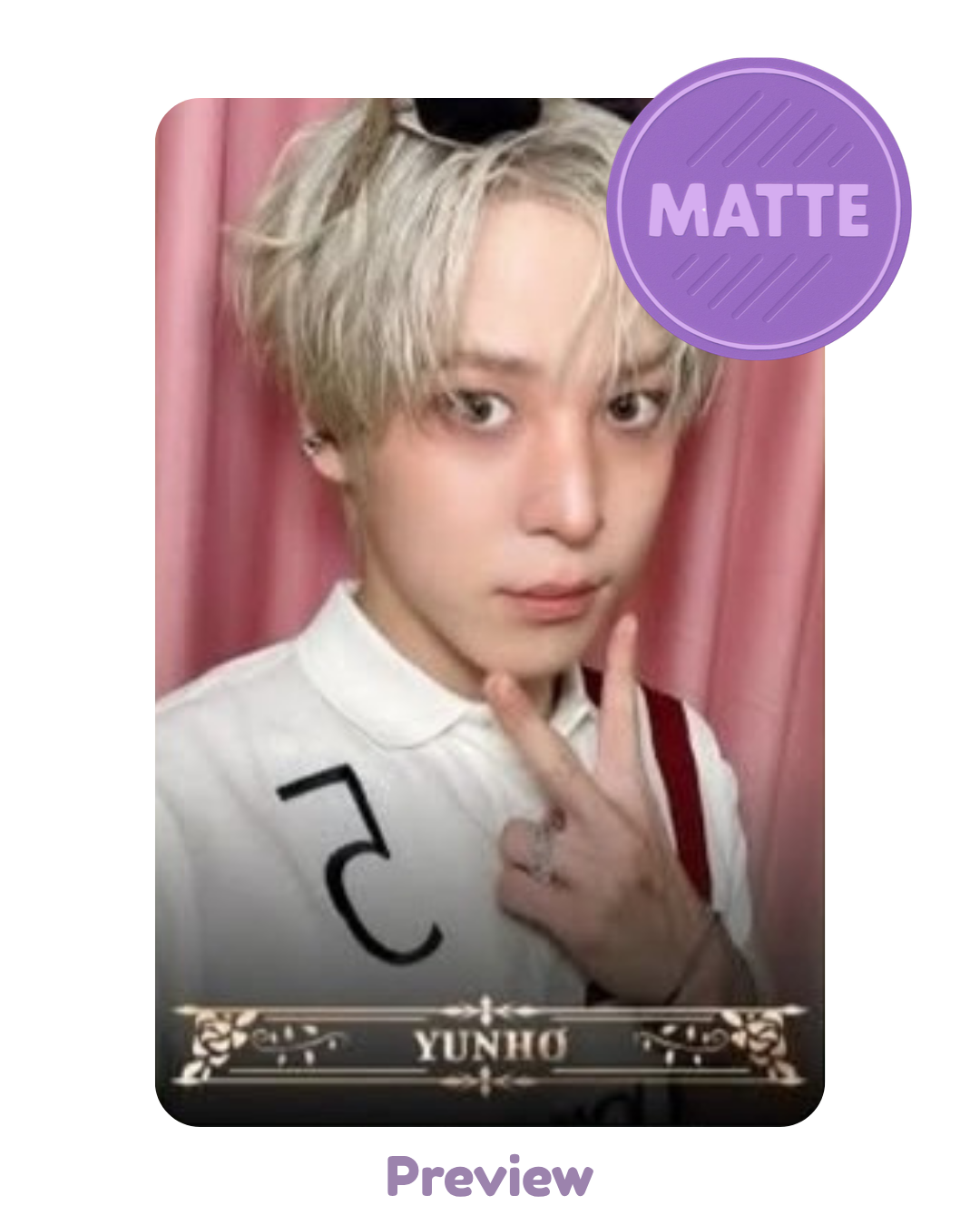 Yunho Higher Timepiece 7.0 MV Behind ver. Matte Golden Hour part 5 ATEEZ