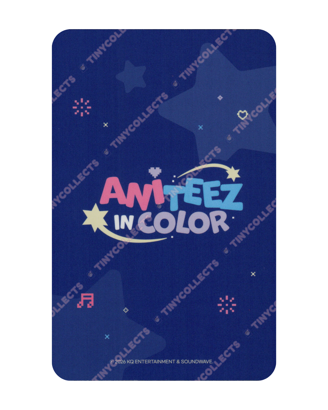Jongho Trading Card 2 Aniteez in Color ATEEZ