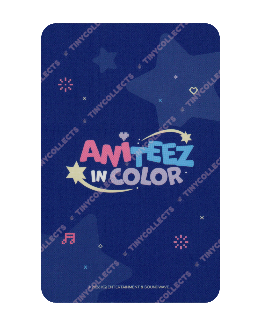 Jongho Trading Card 3 Aniteez in Color ATEEZ