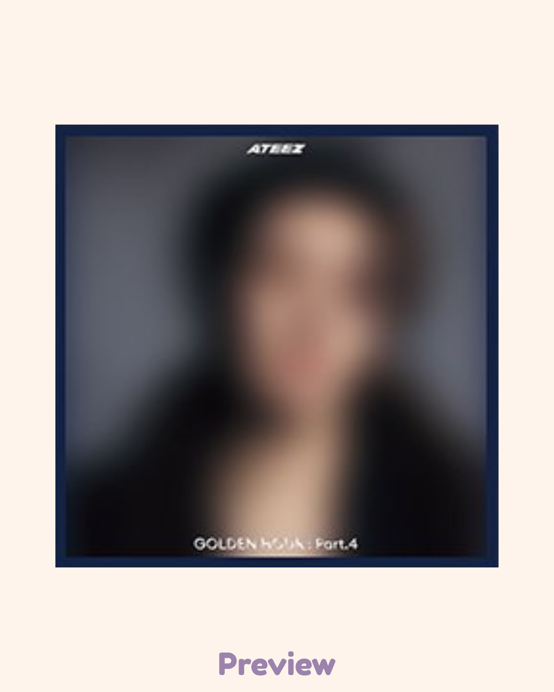 Sealed Digipack choose member Golden Hour part 4 ATEEZ