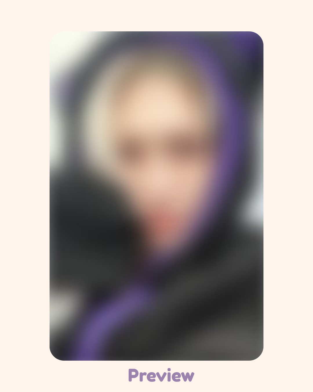 Mingi Makestar 4.0 Black Cat ver. fansign benefit Golden Hour part 4 ATEEZ