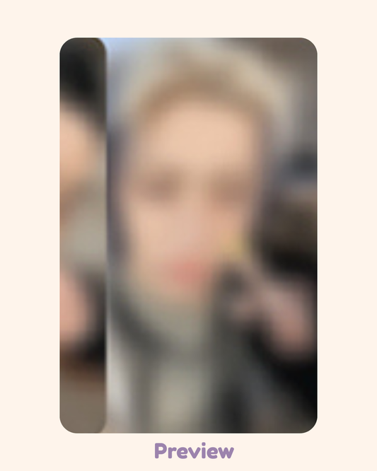 Mingi Apple Music 3.0 Bandaid ver. fansign benefit Golden Hour part 4 ATEEZ