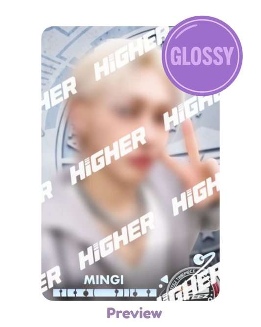 Mingi Higher Timepiece NASA selfie SPACE ver. Glossy Golden Hour part 4 ATEEZ