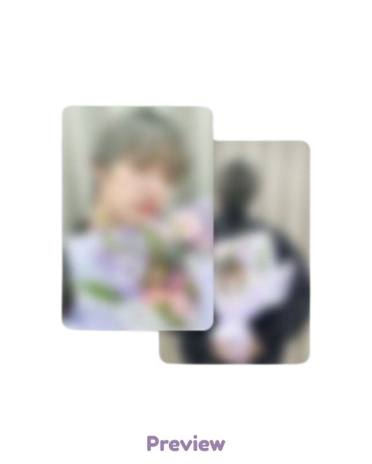 Mingi Toktoq 1.2 Bouquet ver. POB double-sided Golden Hour part 5 ATEEZ