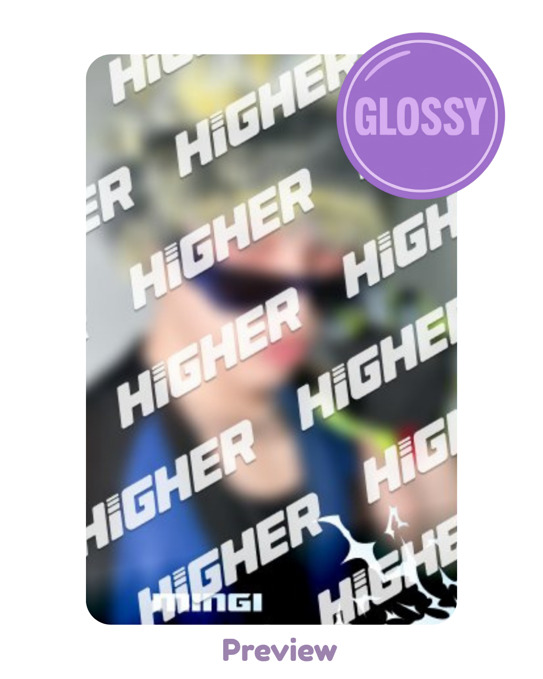 Mingi Higher Timepiece 1.0 Comeback Selfie ver. Glossy Golden Hour part 5 ATEEZ