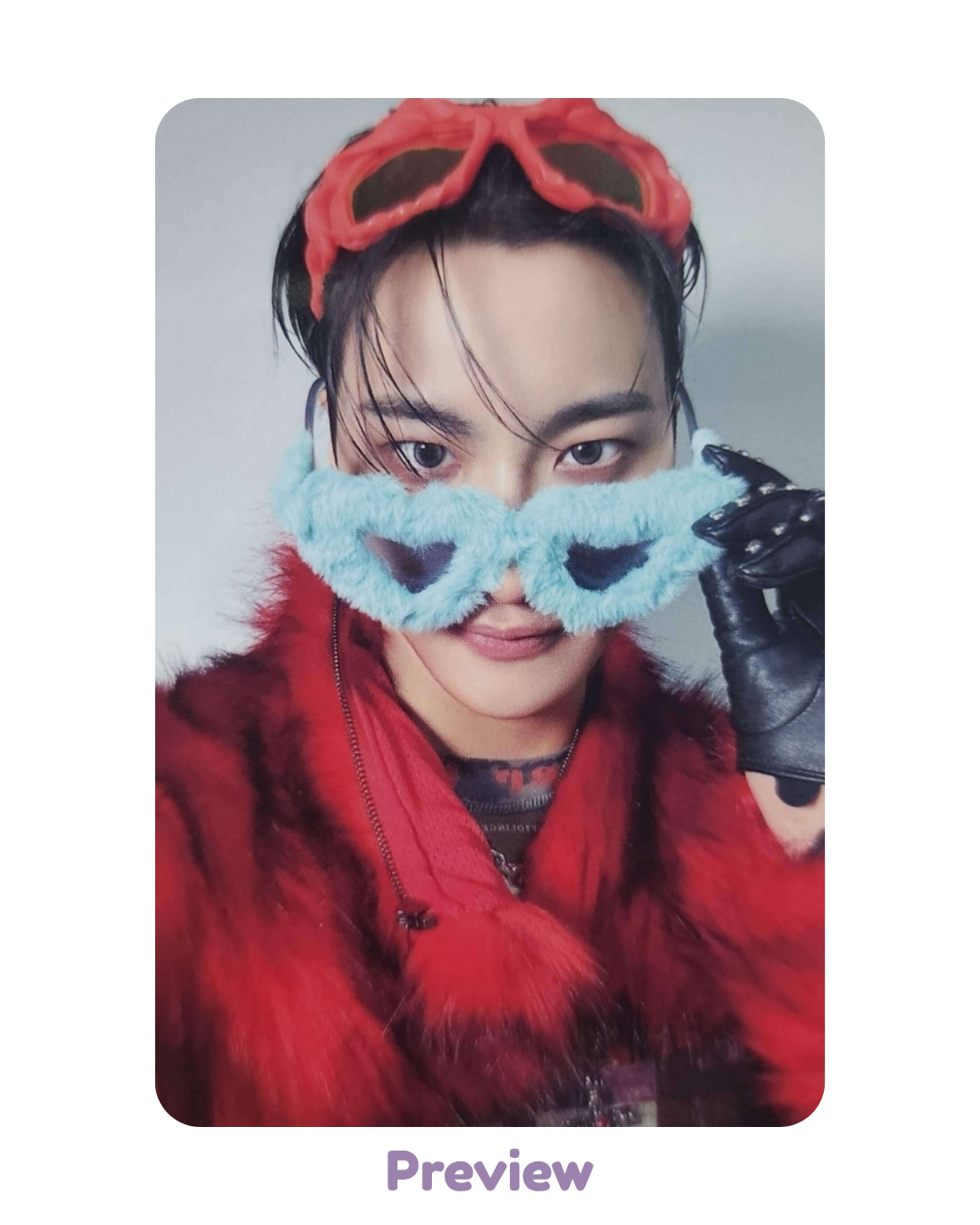 Seonghwa Musicart 1.1 Blue Sunglasses ver. POB Golden Hour part 5 ATEEZ